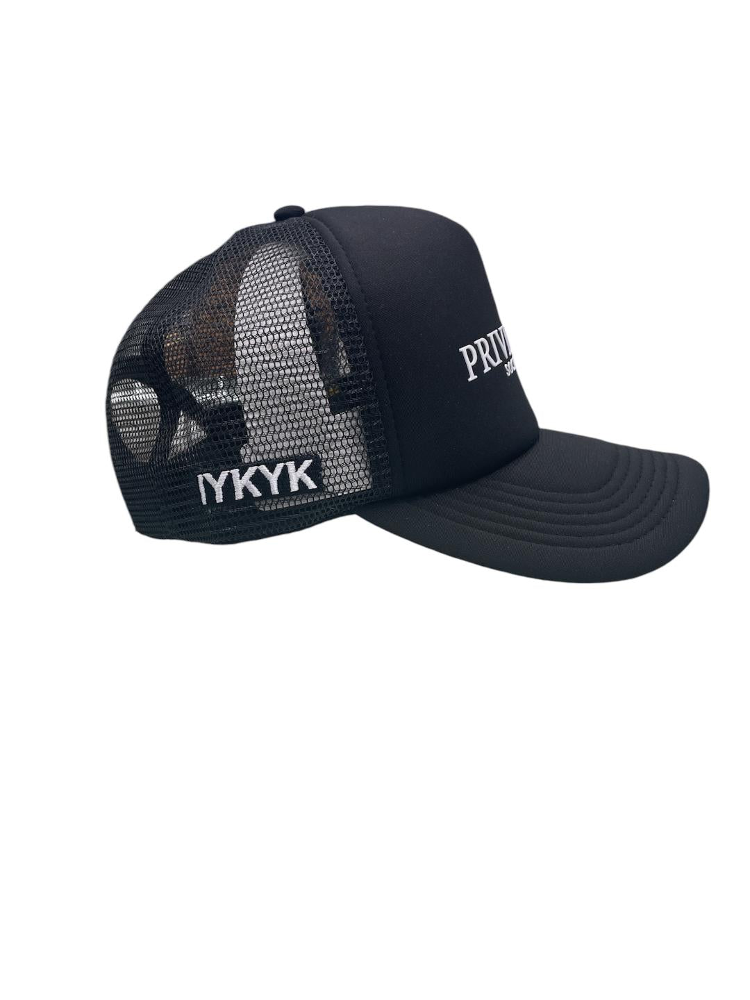 Privilege Society Foam Trucker Hat / Black / White
