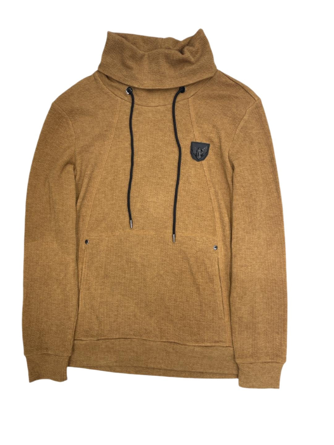 Privilege Society Military Shaw Neck Sweatshirt - Yellow