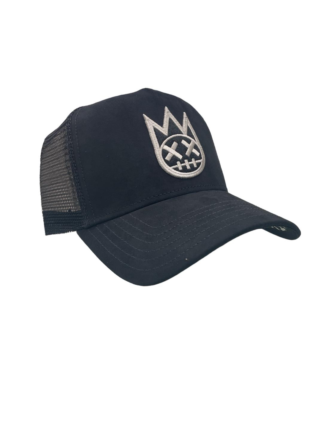 Cult Of Individuality Shimuchan Logo Mesh Back Trucker Hat - Vintage Black