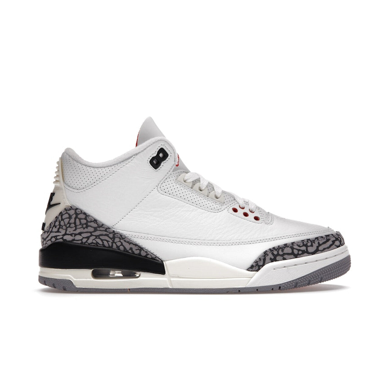 Nike Air Jordan 3 Retro "White Cement Reimagined" - Summit White / Fire Red-Black