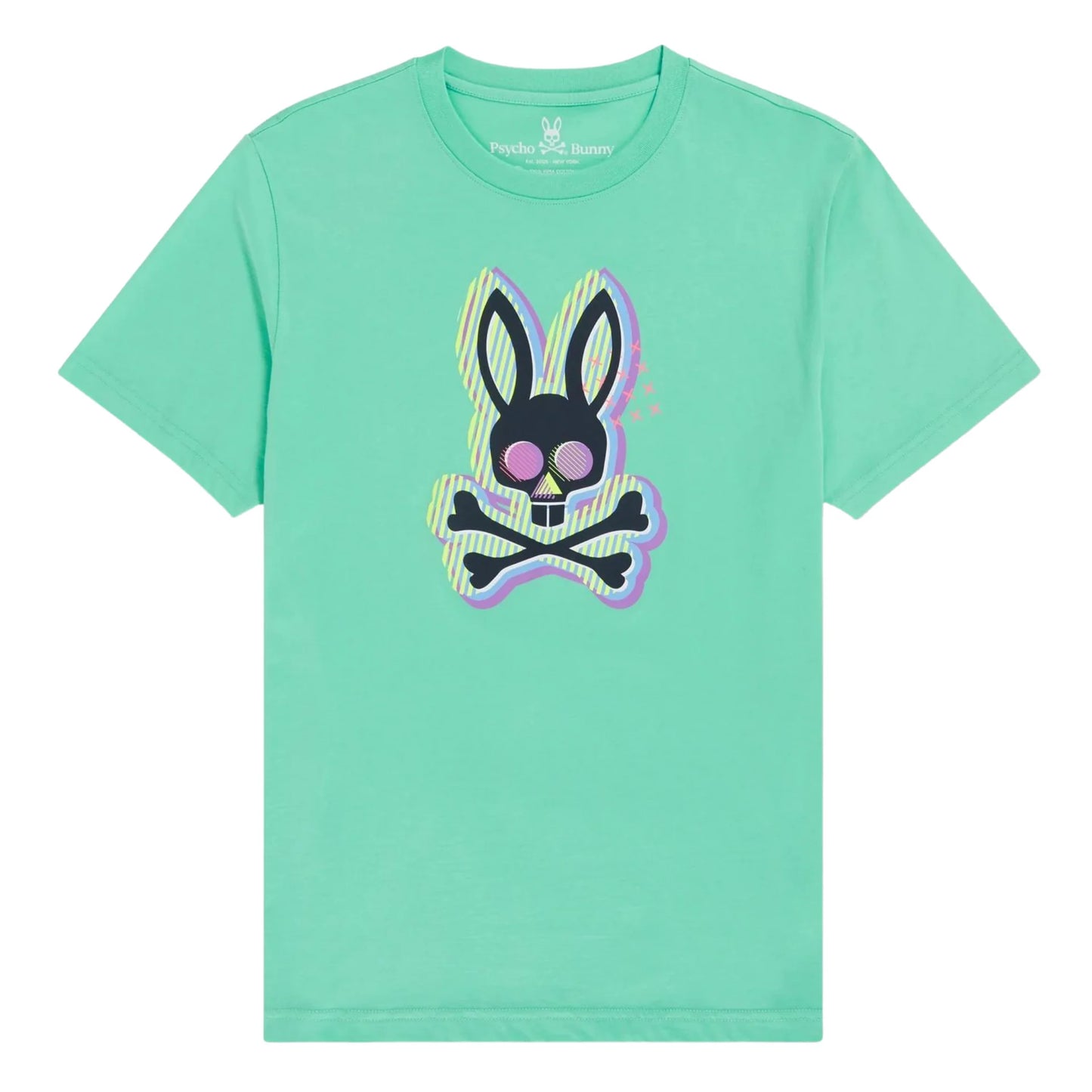 Psycho Bunny Ethan Deco Bunny Tee (Miami Pool)