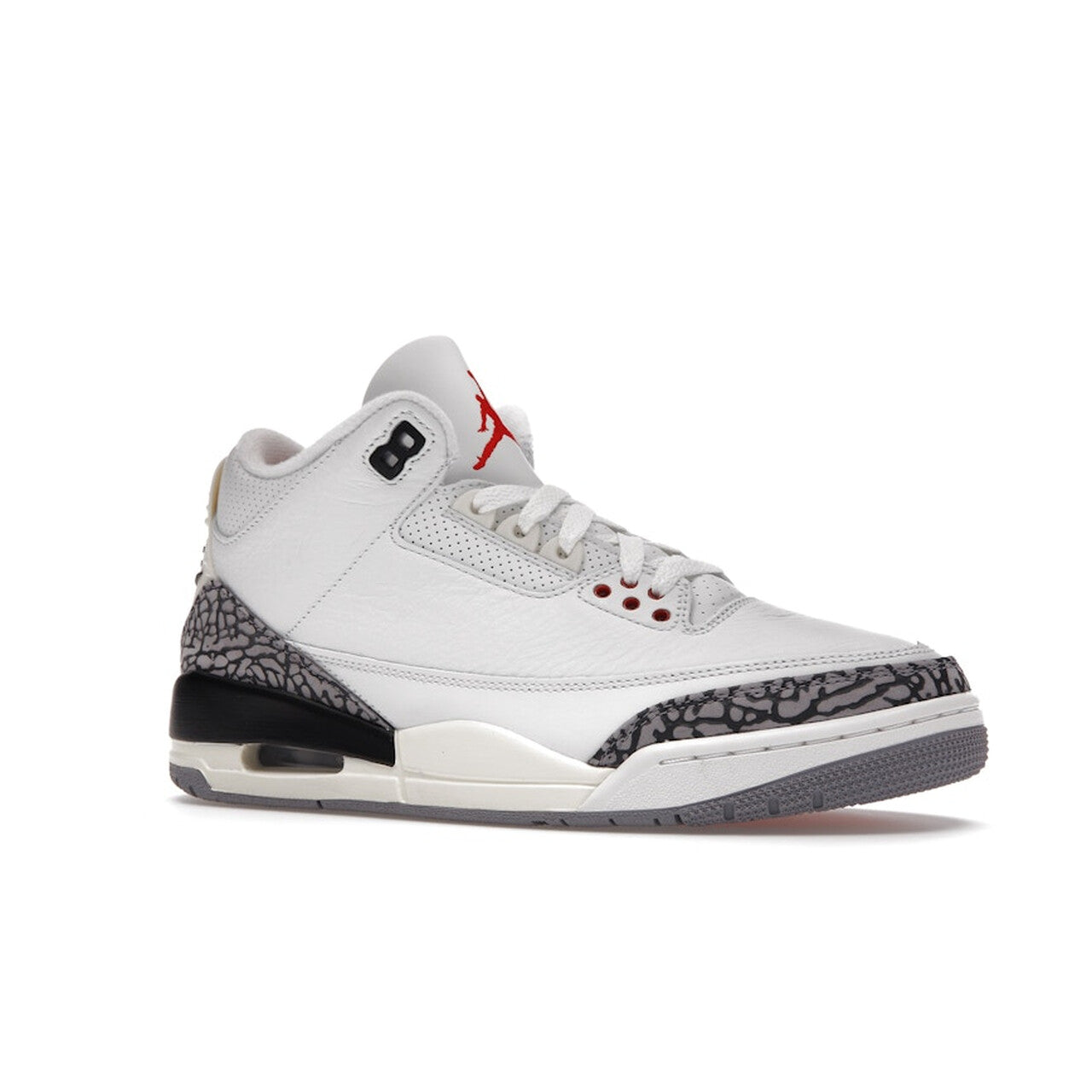 Nike Air Jordan 3 Retro "White Cement Reimagined" - Summit White / Fire Red-Black