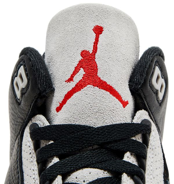 Air Jordan 3 Retro OG 'Rare Air'-Black/Chile Red-Neutral Grey