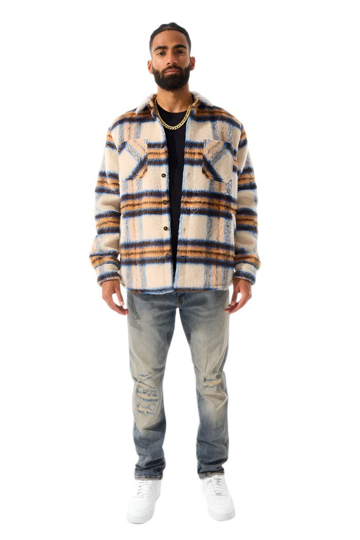 Jordan Craig See You In Paradise Flannel Shacket-Meadow