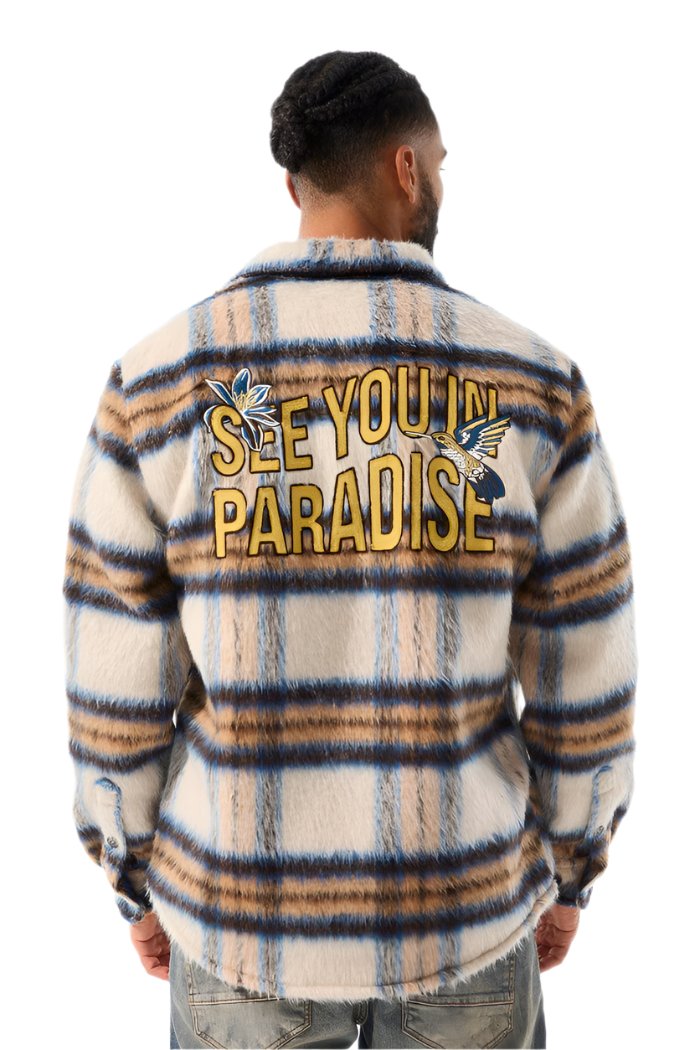Jordan Craig See You In Paradise Flannel Shacket-Meadow