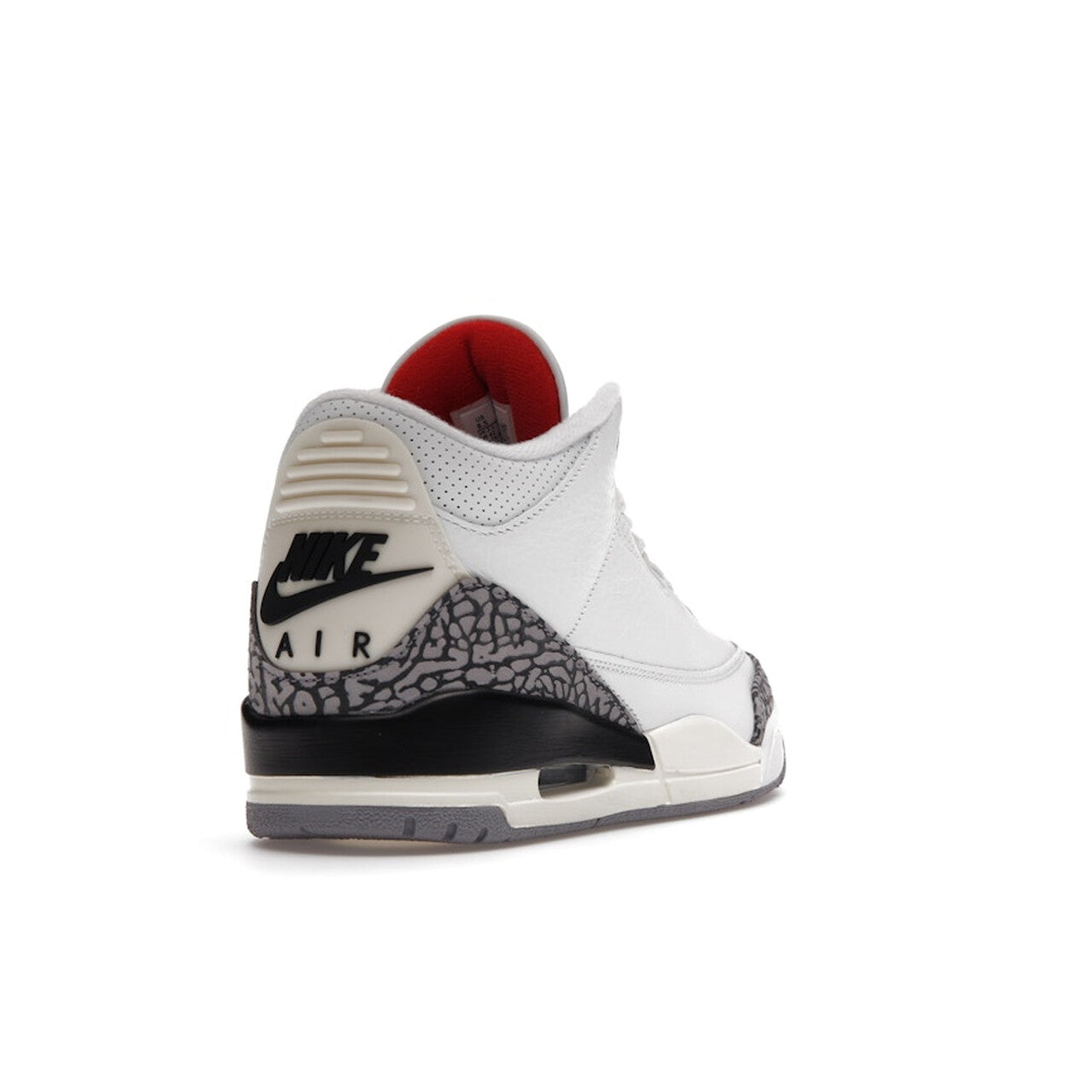 Nike Air Jordan 3 Retro "White Cement Reimagined" - Summit White / Fire Red-Black