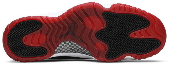 Nike Air Jordan 11 Retro Low "Concord-Bred" - White / University Red-Black