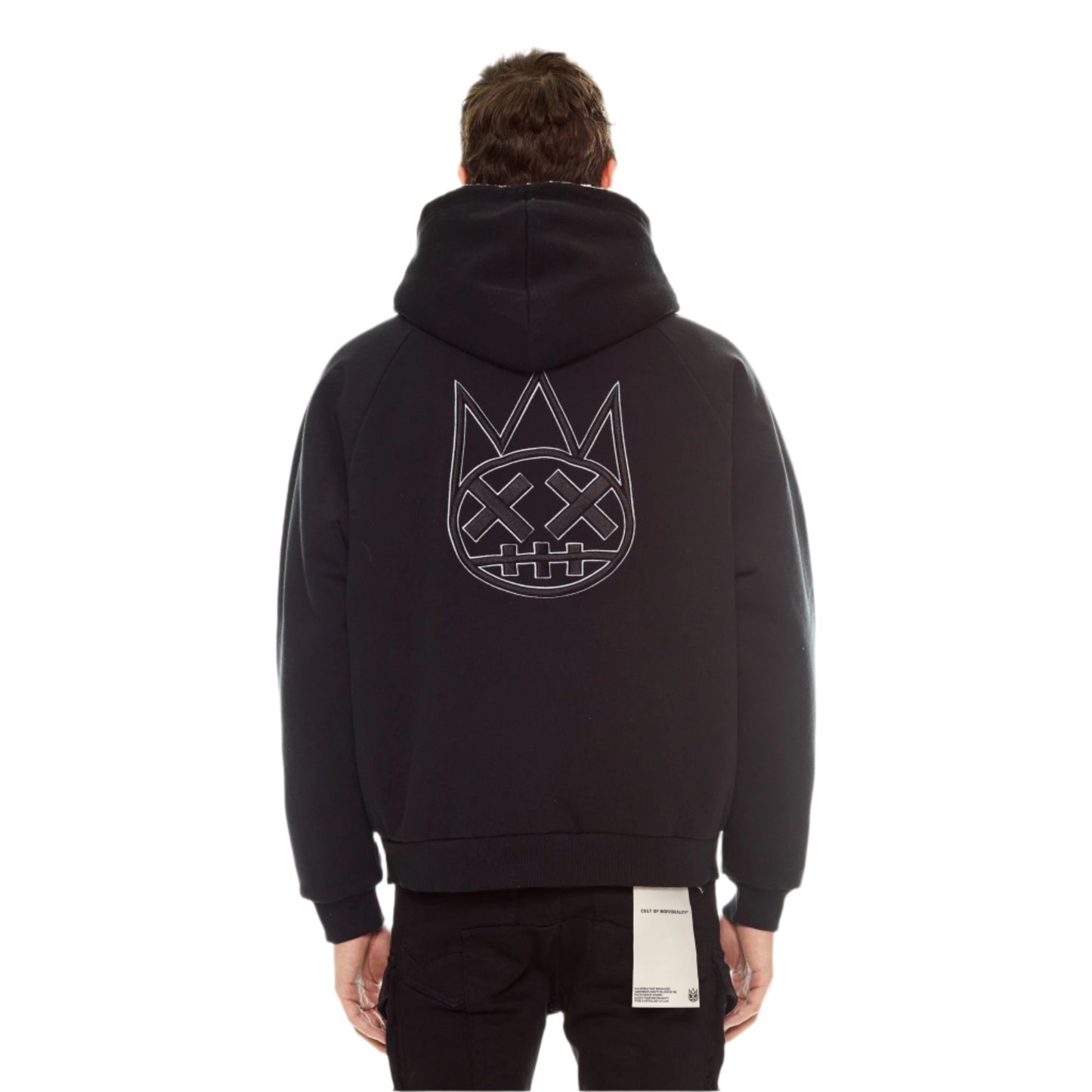 Cult Of Individuality Zip Hooded Sweatshirt - Black