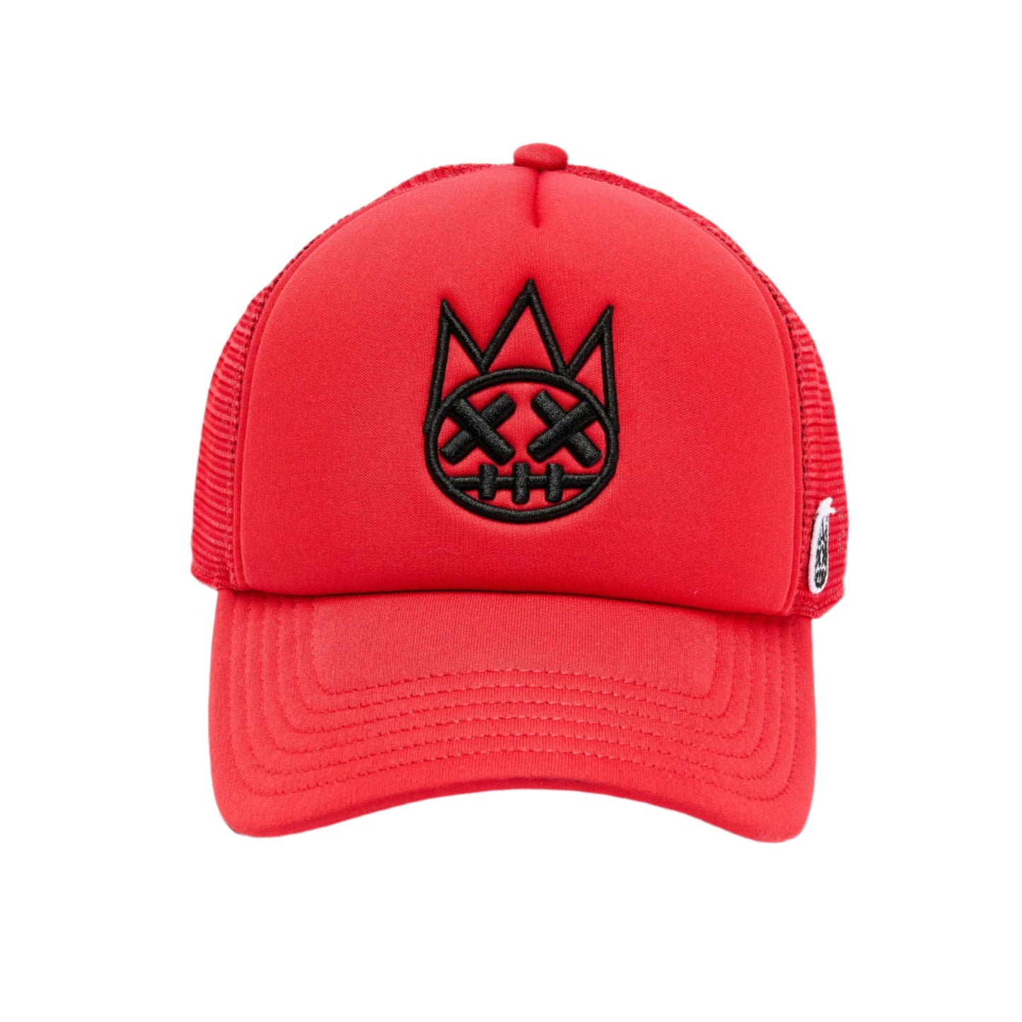 Cult Of Individuality Clean Shimuchan Logo Mesh Back Trucker Hat - High Risk Red