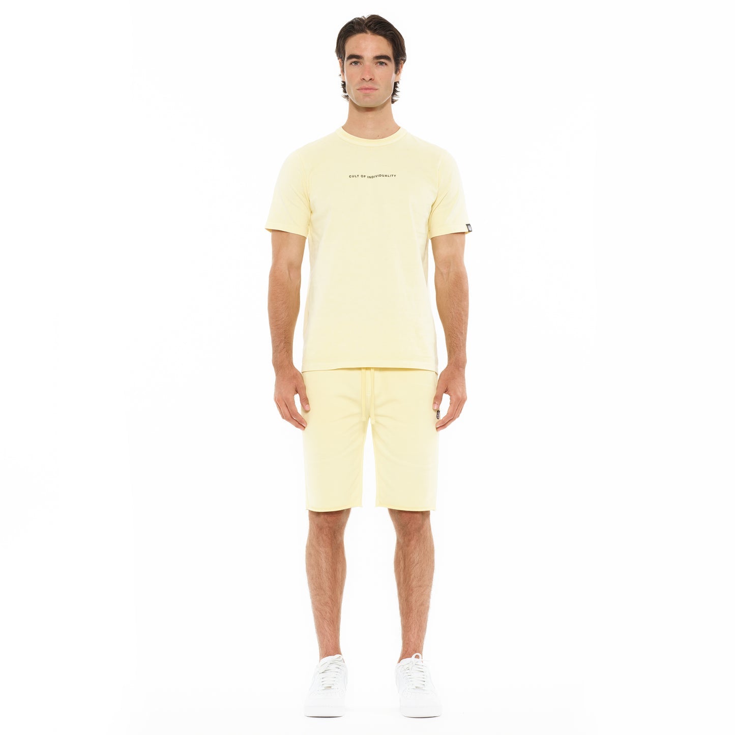 Cult Of Individuality Heavyweight Short Sleeve Crew Neck Tee Shimuchan Logo-Banana