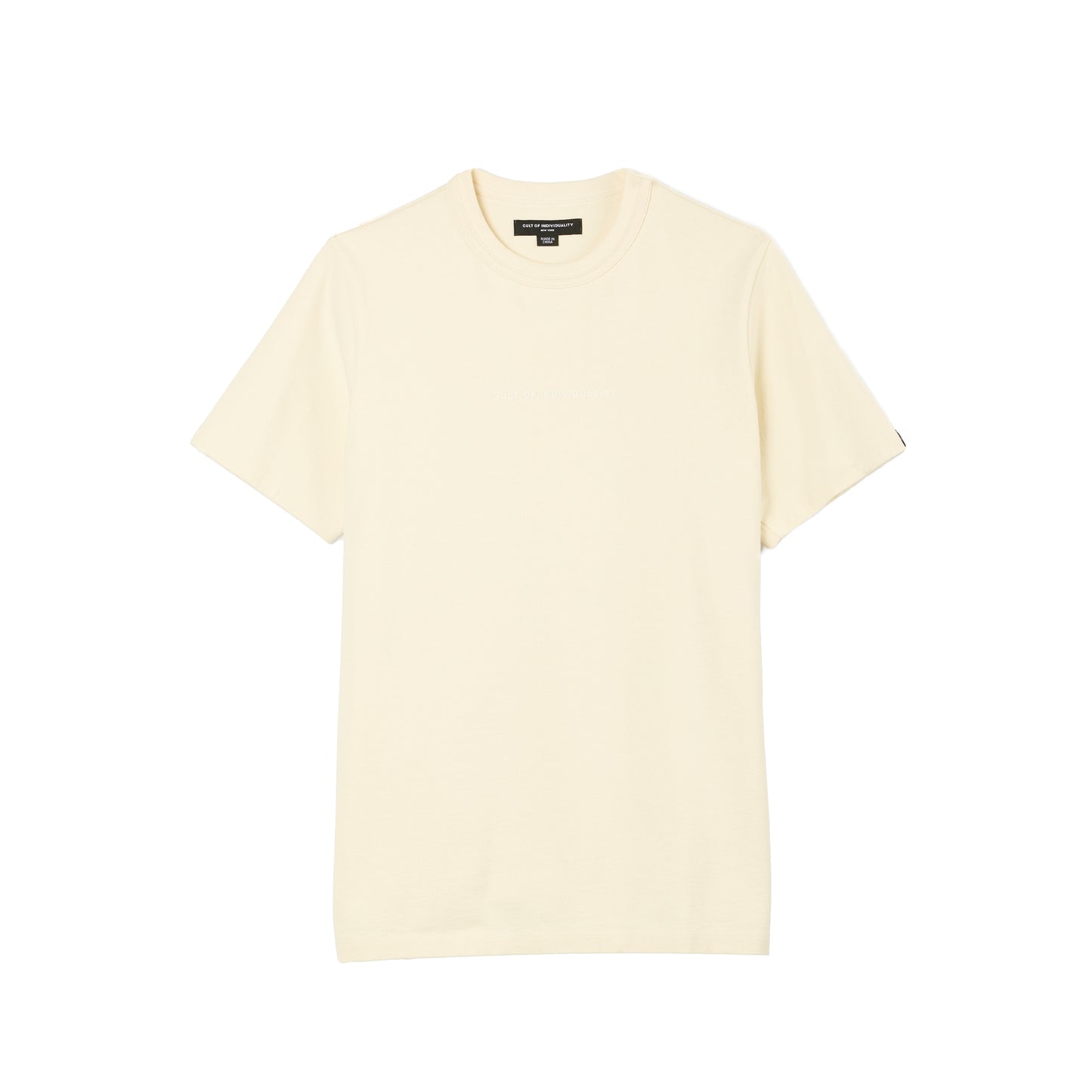 Cult Of Individuality Heavyweight Short Sleeve Tee Shimuchan Logo-Winter White