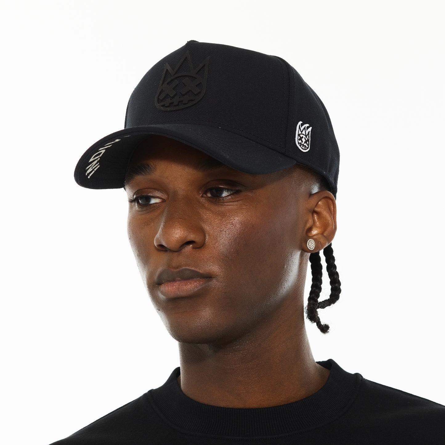 Cult Of Individuality Logo Mesh Back Trucker Hat "Shimuchan"-Black
