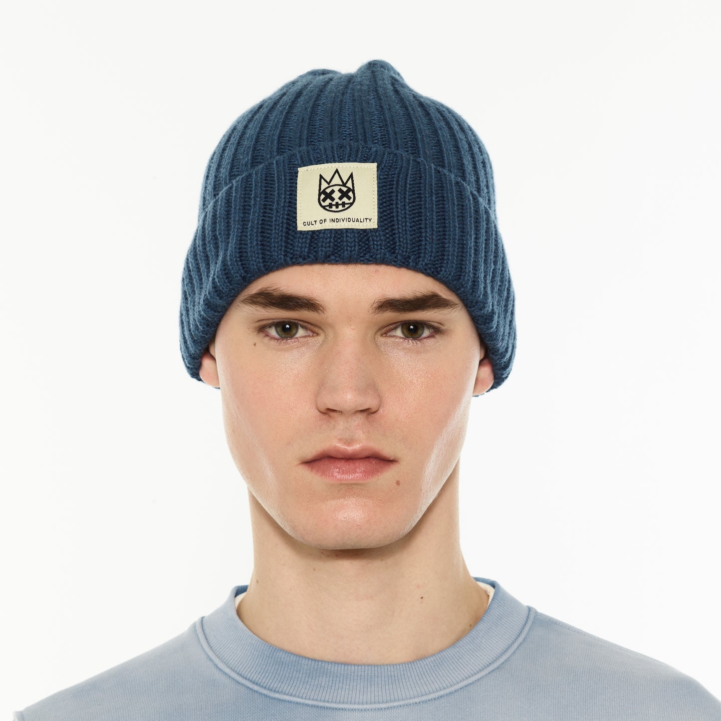 Cult Of Individuality Knit Hat-Blue Steel