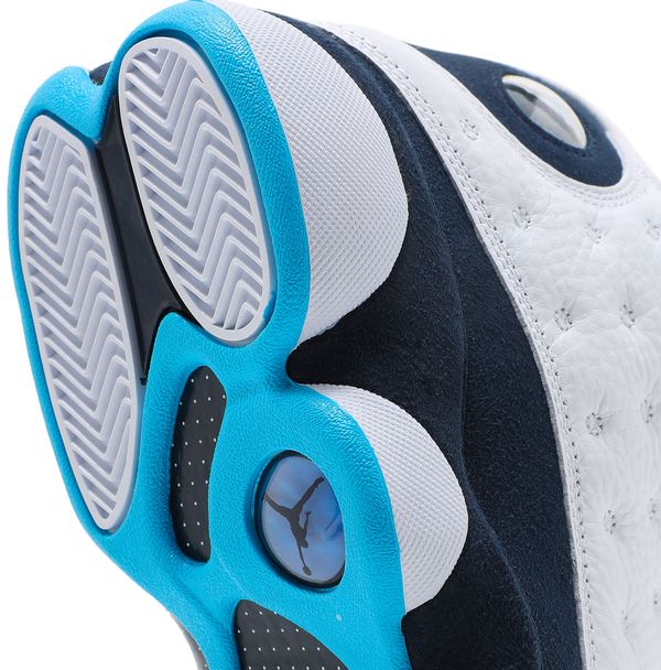 Nike Air Jordan 13 Retro "Obsidian" - White / Dark Powder Blue