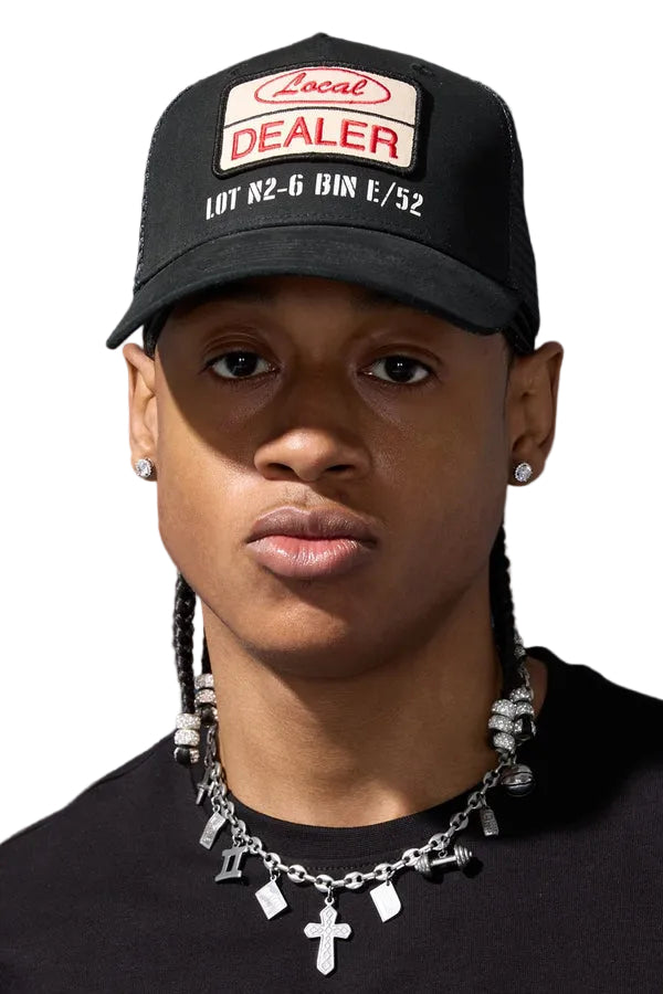 Jordan Craig The Re-Up Trucker Hat-Black