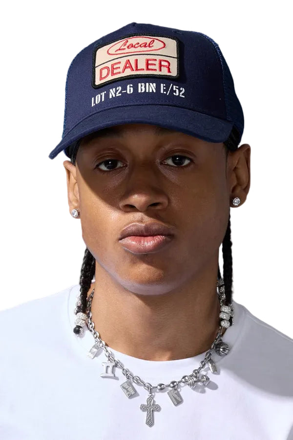 Jordan Craig The Re-Up Trucker Hat-Navy