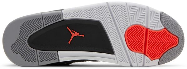 Air Jordan 4 Retro 'Infrared'-Dark Grey/Infrared 23-Black