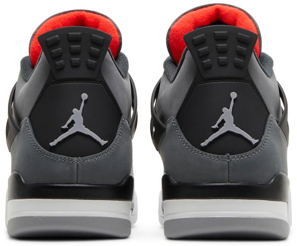 Air Jordan 4 Retro 'Infrared'-Dark Grey/Infrared 23-Black