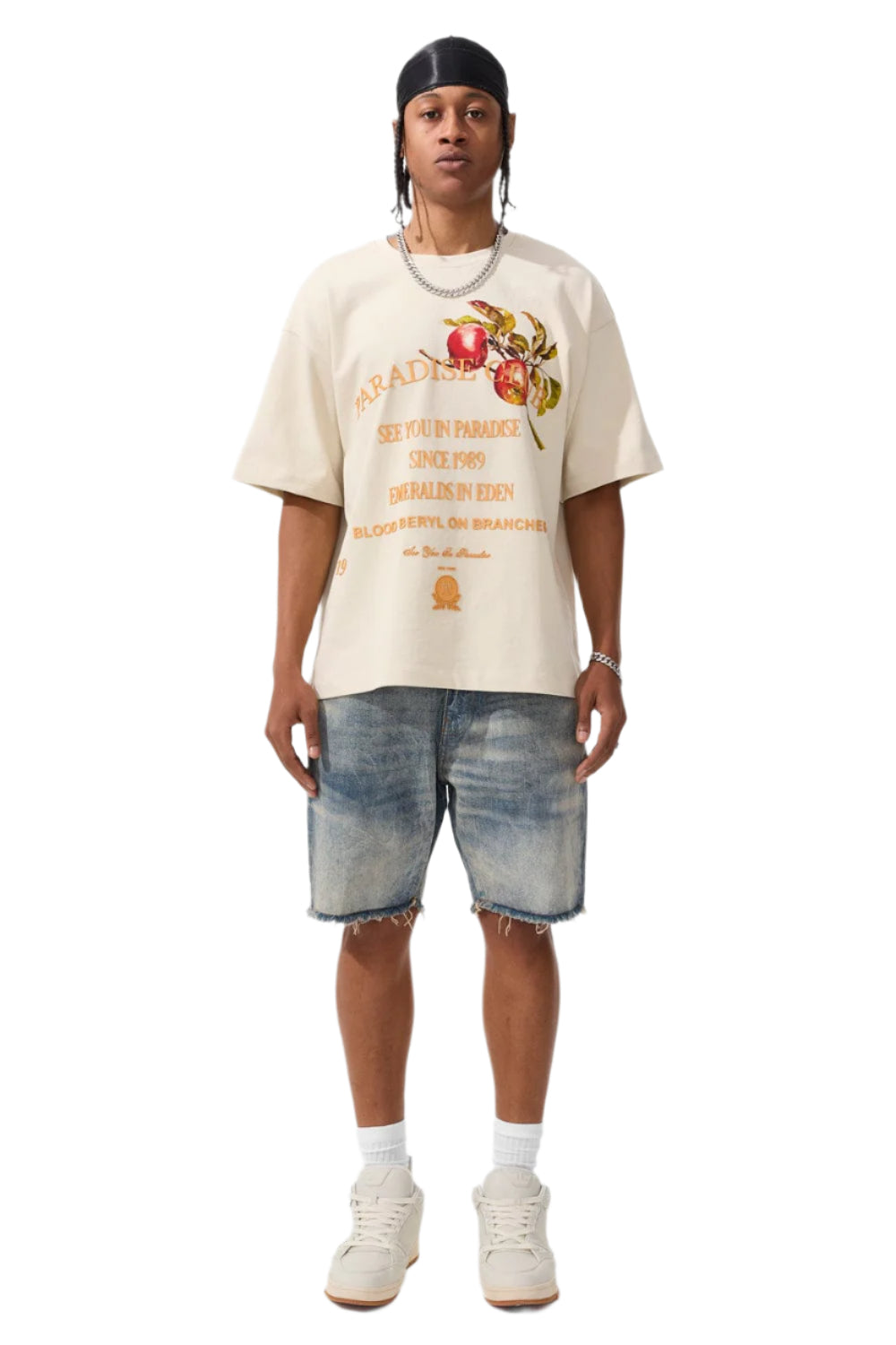 Jordan Craig Paradise Club Cropped Boxy T-Shirt-Sand – Urban