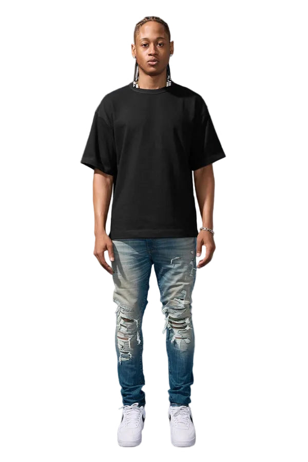 Jordan Craig Heavyweight Oversized T-Shirt-Black