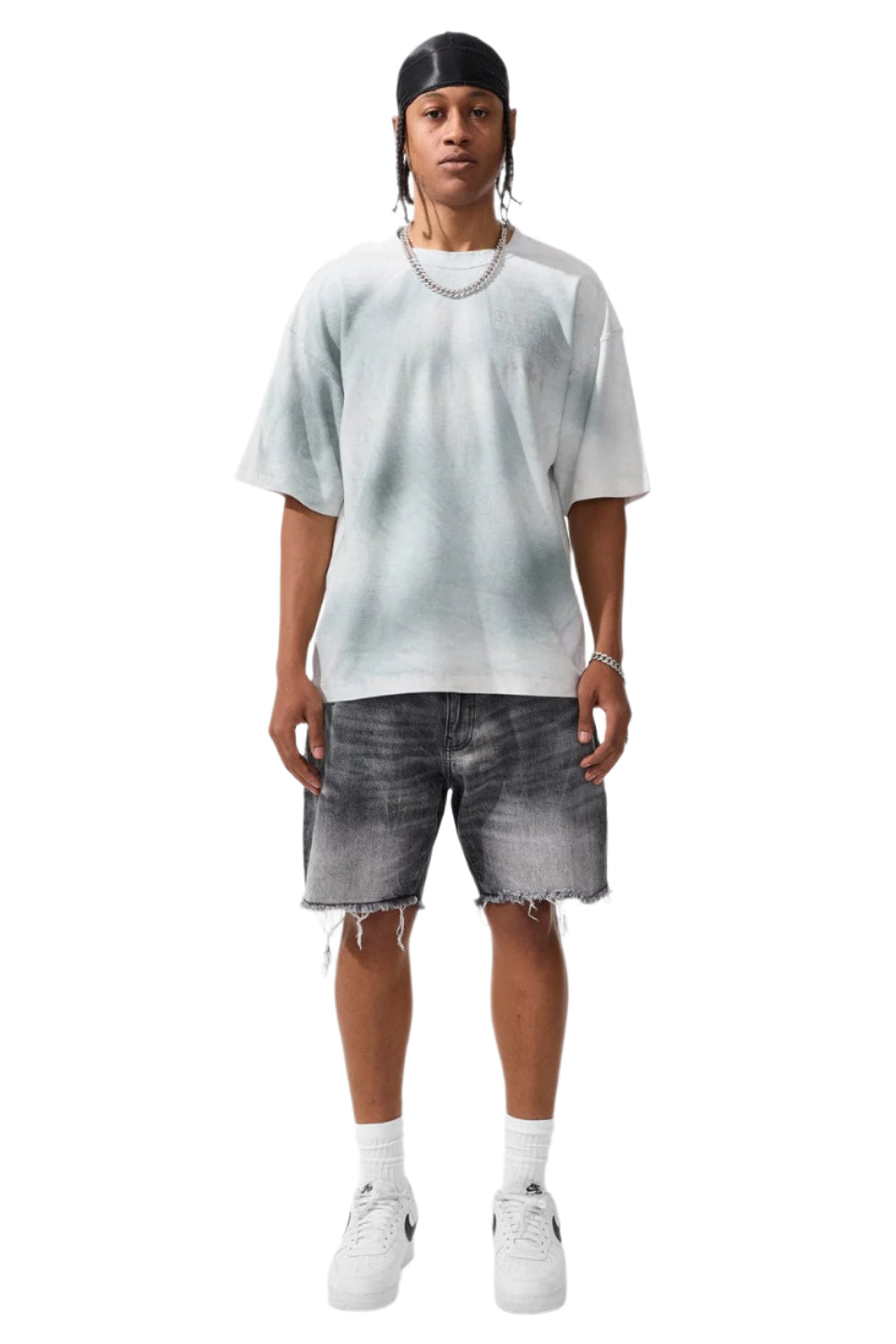 Jordan Craig SYIP Inside Out Cropped T-Shirt - Arctic Grey