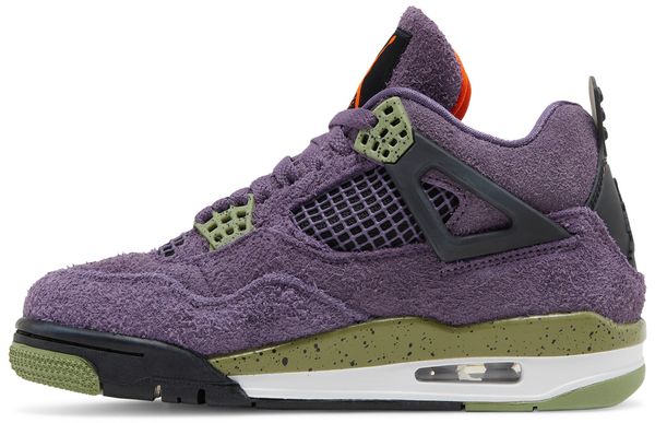 Nike Air Jordan 4 Retro "Canyon Purple" Women's - Canyon Purple / Safety Orange