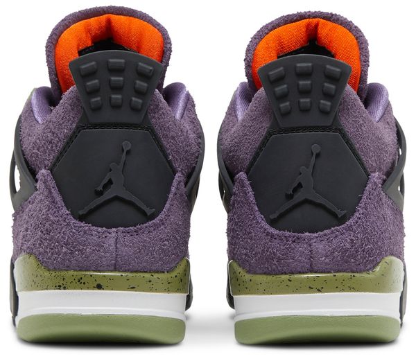 Nike Air Jordan 4 Retro "Canyon Purple" Women's - Canyon Purple / Safety Orange