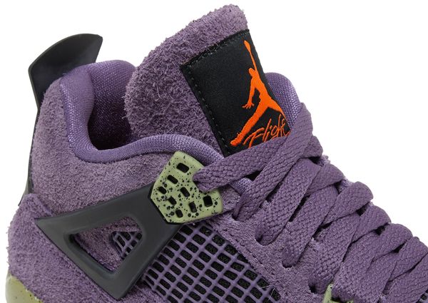 Nike Air Jordan 4 Retro "Canyon Purple" Women's - Canyon Purple / Safety Orange