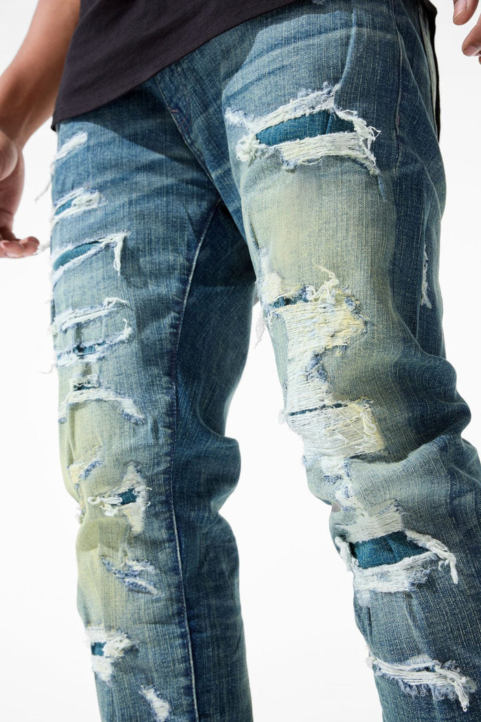 Jordan Craig Collins Black Widow Denim - Azure Gold