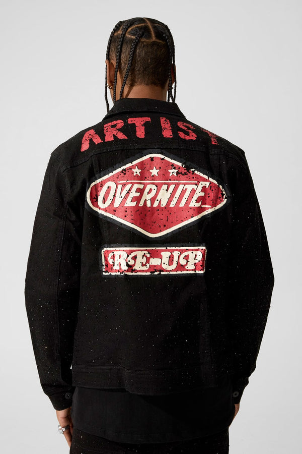 Jordan Craig Local Dealer Trucker Jacket - Jet Black