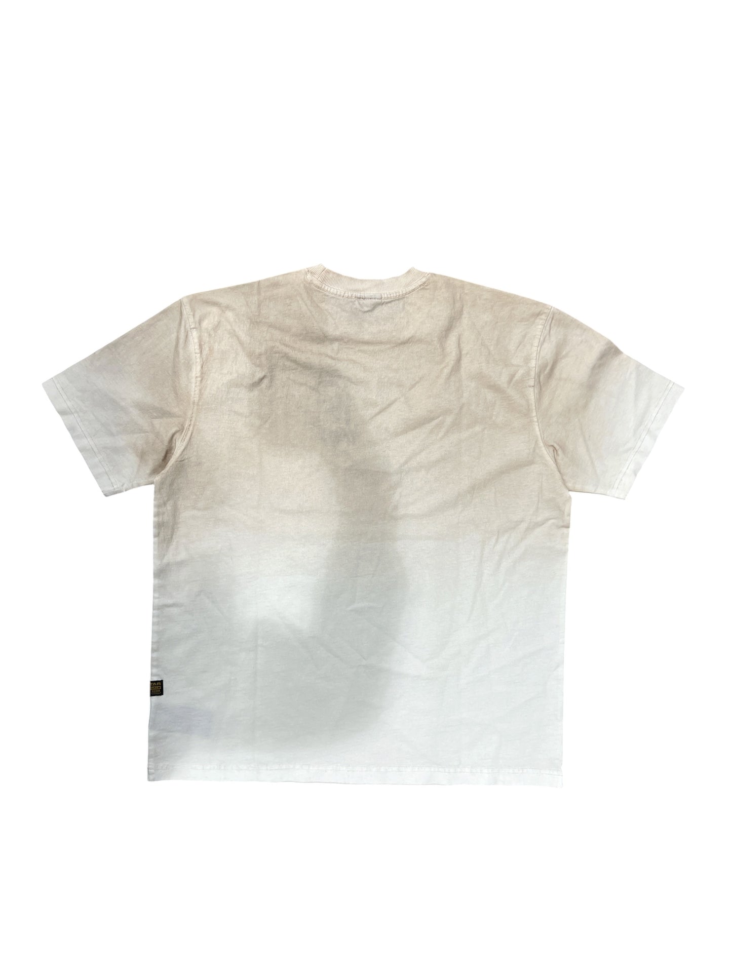 G-Star Raw Sprayed Relaxed Logo T-Shirt-Milk/Dk Brick Spray