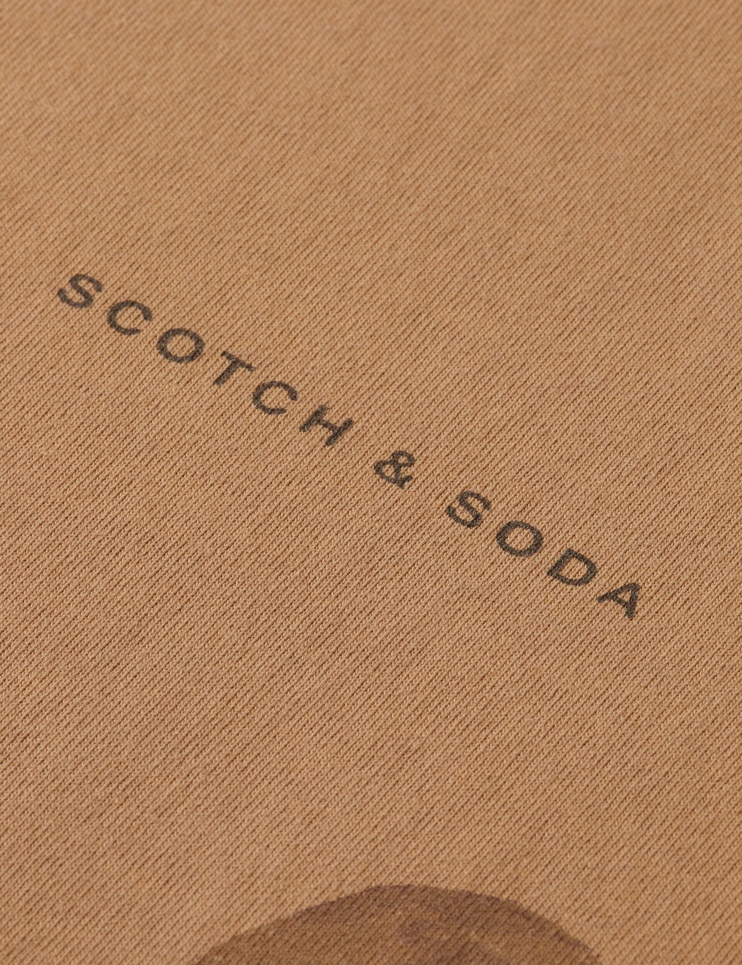 Scotch & Soda Loose Fit Overdyed AW T-Shirt - Tannin