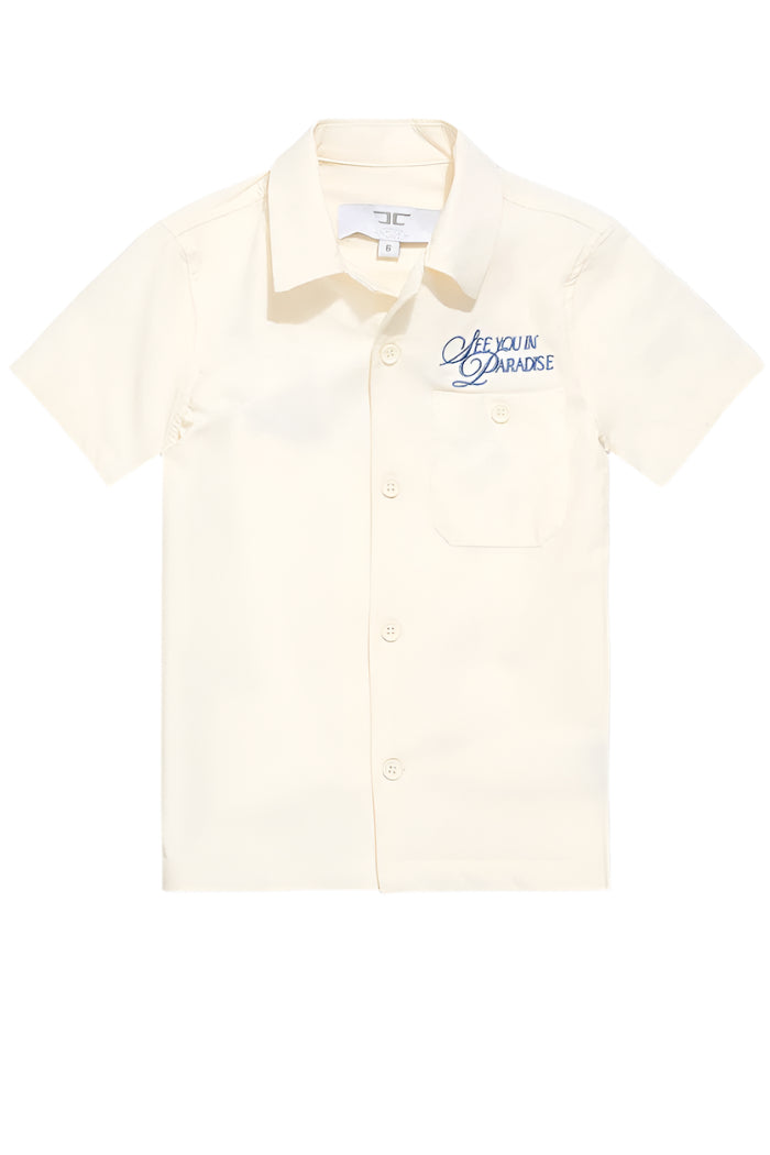 Jordan Craig (Kids) Mechanic S/S Shirt-Cream