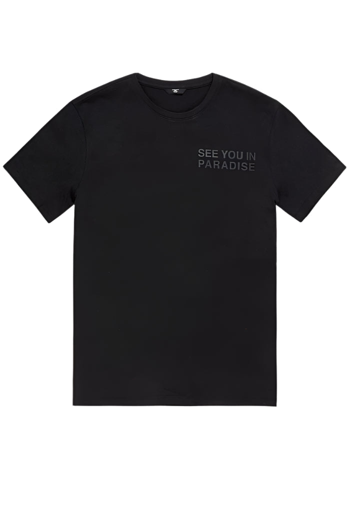 Jordan Craig Paradise Tonal T-Shirt- Black