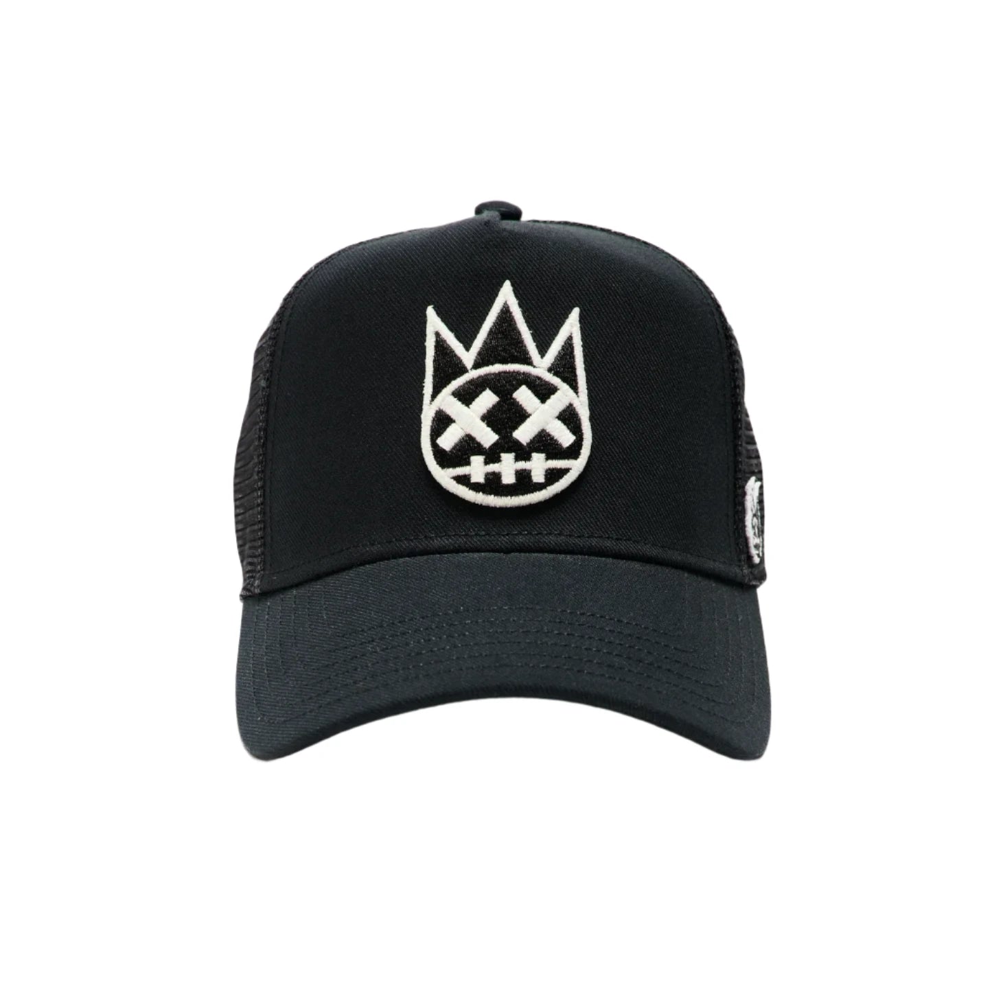 Cult Of Individuality White Clean Logo Mesh Back Trucker Hat - Black / White