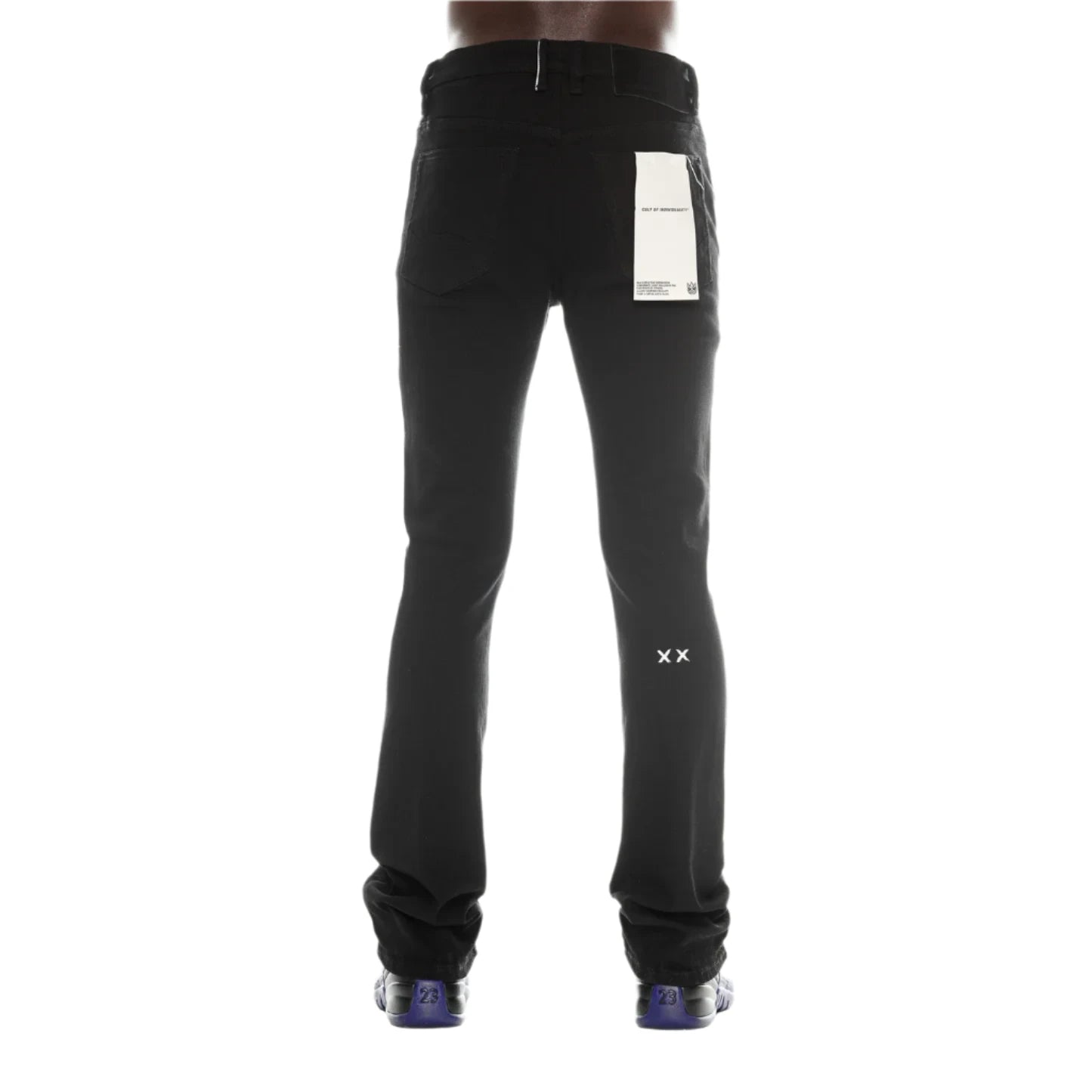 CULT OF INDIVIDUALITY LENNY BOOTCUT JEANS - TRIPLE BLACK