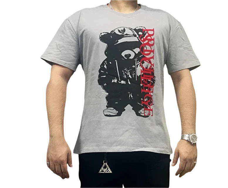 Privilege Society Tactical Kuma Box Tee - Grey