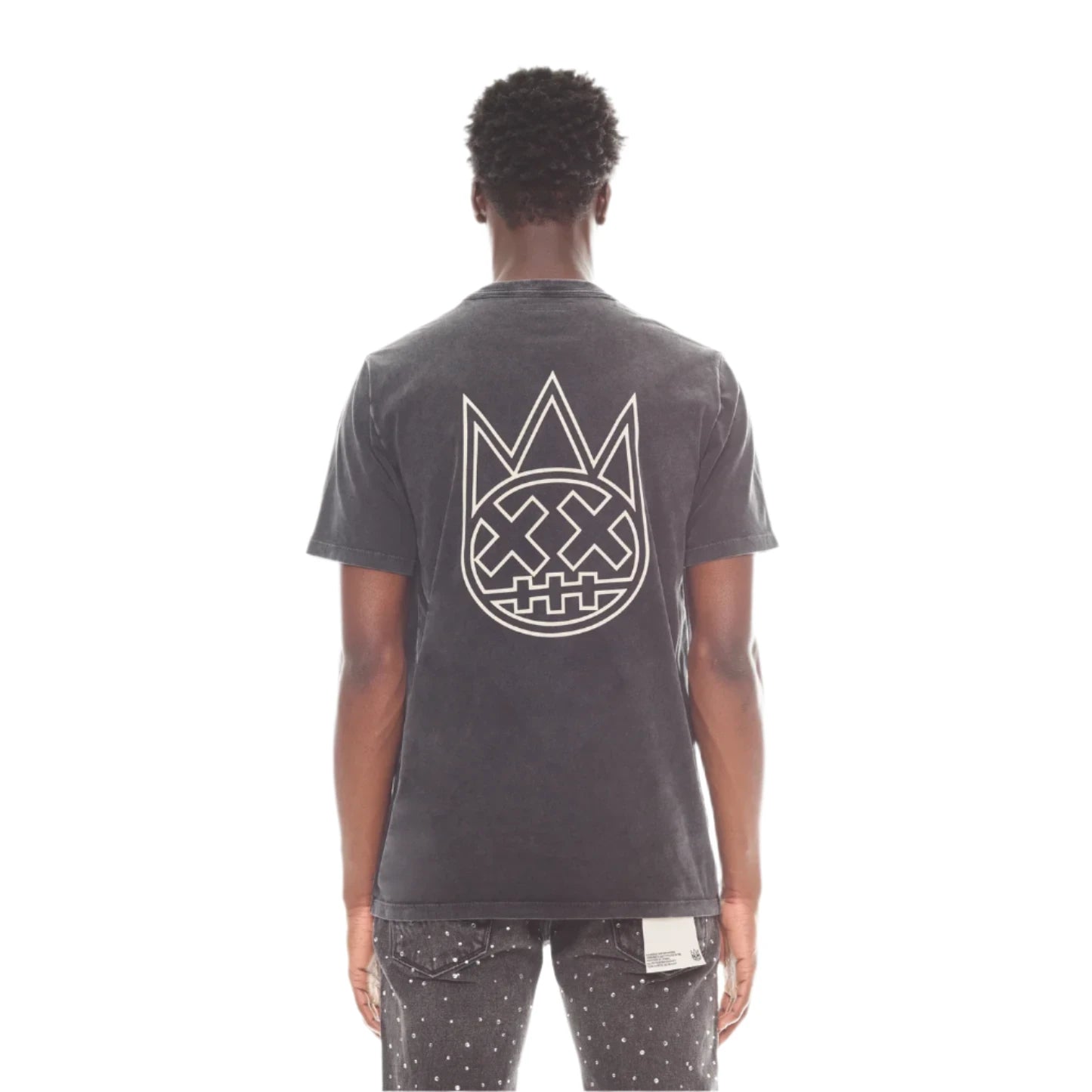 Cult Of Individuality Shimuchan Logo Short Sleeve Crew Neck T-Shirt - Vintage Black