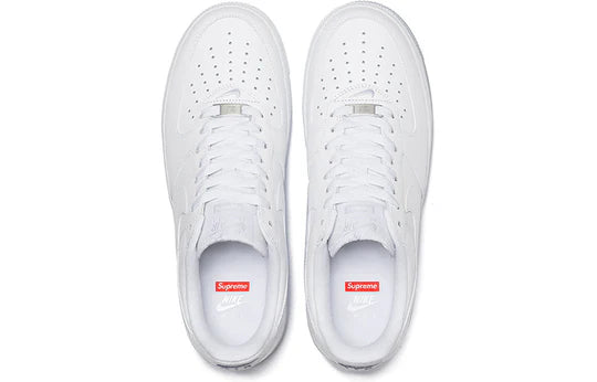 Nike Air Force 1 Low Supreme - White / White