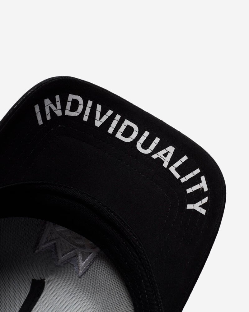Cult Of Individuality Clean Logo Mesh Back Trucker Hat-Black