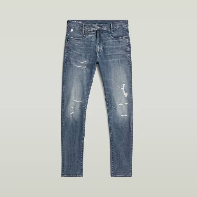 G-Star Raw D-Staq 3D Slim Jeans-Faded Blue Pebble Restored