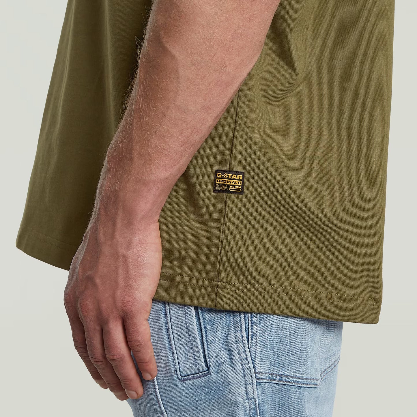 G-Star Raw Patches Loose T-Shirt-Shadow Olive