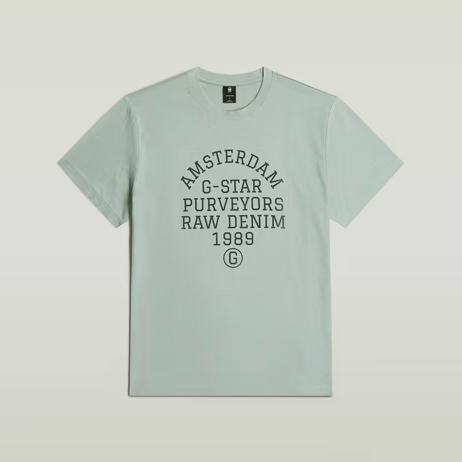 G-Star Raw Purveyors Graphic T-Shirt-Iceberg Green