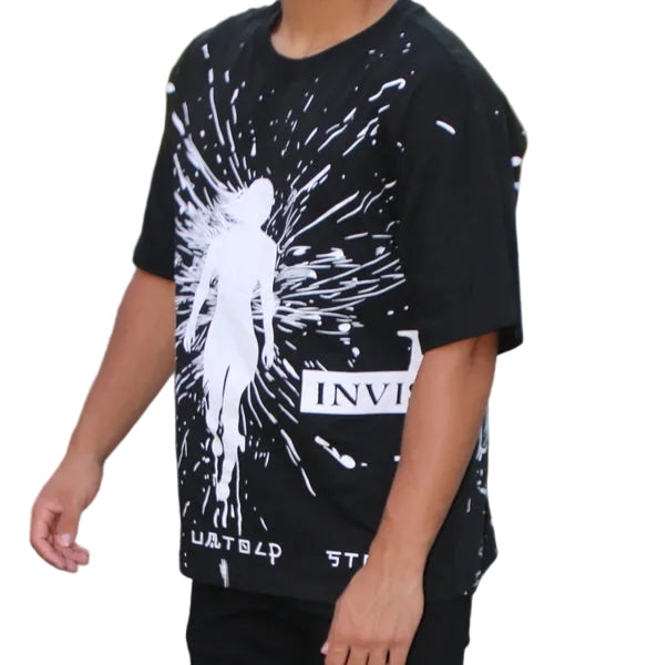 Invisible Scars Men's The Untold Box Tee-Black