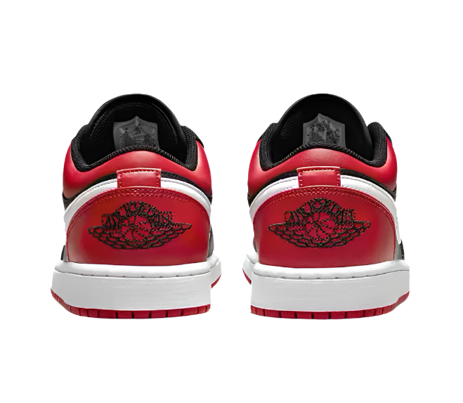 Air Jordan Retro 1 Low - Black / Gym Red / White