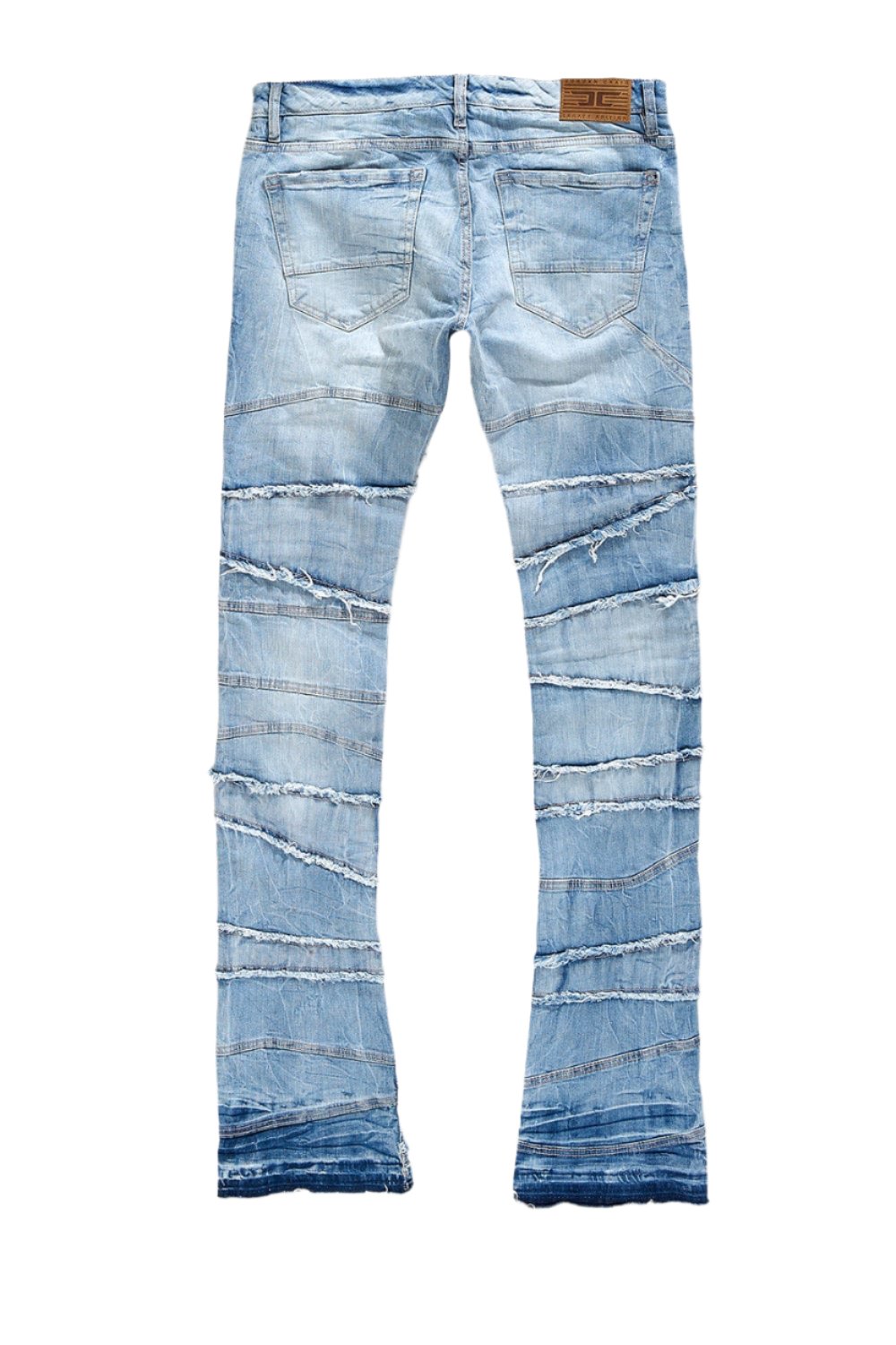 Jordan Craig Martin Stacked Psychosis Denim - Ice Blue