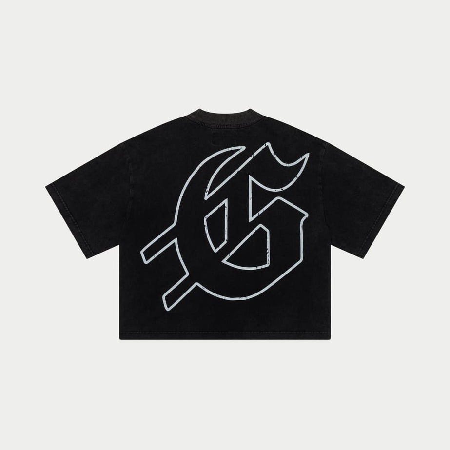 GODSPEED Surf Day T-shirt-Black washed