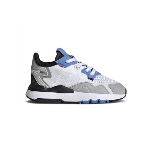 Adidas Nite Jogger (Kids) - White / Real Blue