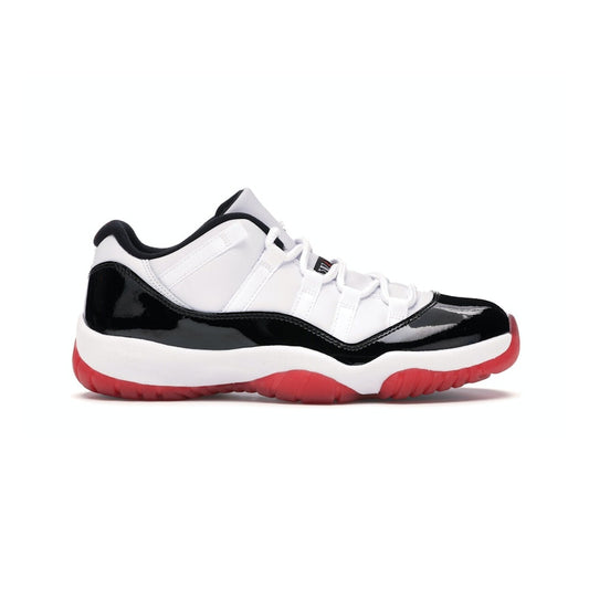 Nike Air Jordan 11 Retro Low "Concord-Bred" - White / University Red-Black