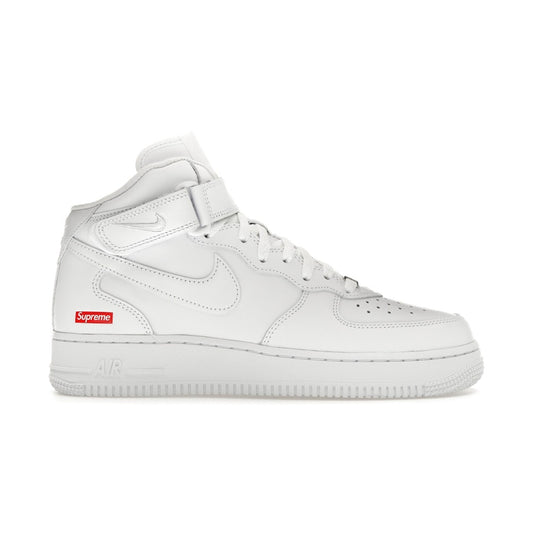 Nike Air Force 1 Mid Supreme - White / White